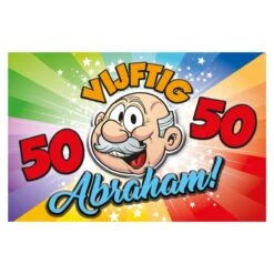 50 Jaar Abraham Regenboog Deurbord