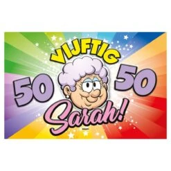 50 Jaar Sarah Regenboog Deurbord