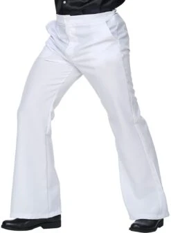 70s Broek Heren Wit