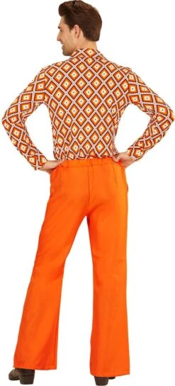 70s Broek Oranje -Halloween-Kostuums 70s broek oranje 2