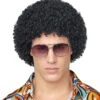 70s Disco Afro Pruik Zwart -Halloween-Kostuums 70s disco afro pruik zwart 0