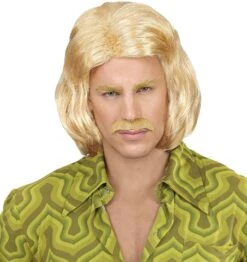 70s Disco Pruik Blond Mannen -Halloween-Kostuums 70s disco pruik blond mannen 3