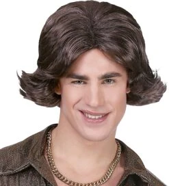 70s Disco Pruik Heren