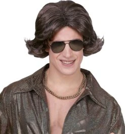 70s Disco Pruik Heren -Halloween-Kostuums 70s disco pruik heren 2