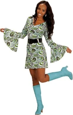 70s Groovy Jurk -Halloween-Kostuums 70s groovy jurk 4