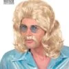 70's Pruik Met Snor Blond -Halloween-Kostuums 70s pruik met snor blond 0