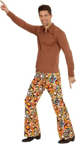 70s Shirt Bruin -Halloween-Kostuums 70s shirt bruin 4