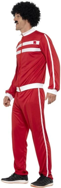 80s Mannen Tracksuit Rood -Halloween-Kostuums 80s mannen tracksuit rood 2