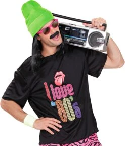 80s Muts Neon Groen -Halloween-Kostuums 80s muts neon groen 2