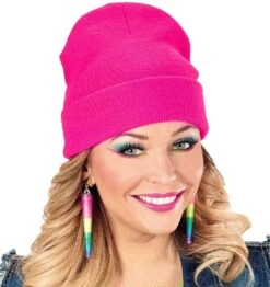 80s Muts Neon Roze