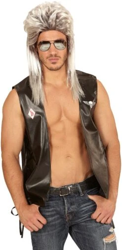 80s Pruik Blond -Halloween-Kostuums 80s pruik blond 3