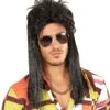 80s Pruik Zwart -Halloween-Kostuums 80s pruik zwart 0