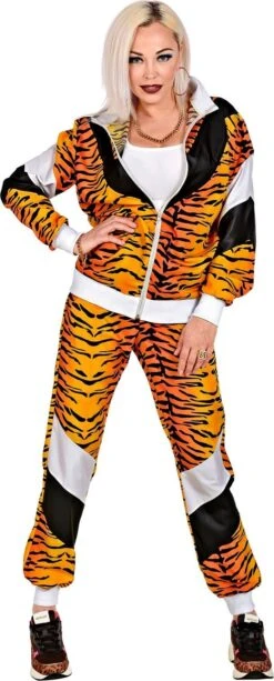 80s Tijger Trainingspak Volwassenen -Halloween-Kostuums 80s tijger trainingspak volwassenen 4