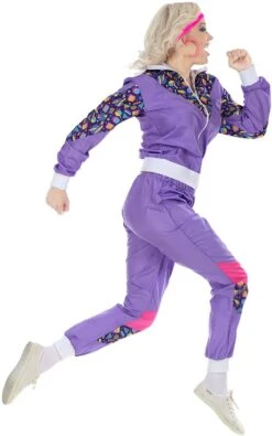 80s Trainingsoutfit Paars Vrouw -Halloween-Kostuums 80s trainingsoutfit paars vrouw 5