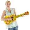 Akoestische Gitaar Opblaasbaar Geel 80cm -Halloween-Kostuums akoestische gitaar opblaasbaar geel 80cm 0