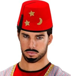 Arabische Baard Met Snor Zwart -Halloween-Kostuums arabische baard met snor zwart 2
