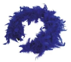 Basic Boa Donkerblauwe Veren -Halloween-Kostuums basic boa donkerblauwe veren 3