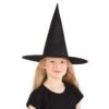 Basis Zwarte Heksenhoed Kind -Halloween-Kostuums basis zwarte heksenhoed kind 0