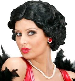 Betty Boop Pruik Zwart