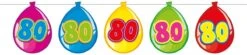 Birthday 80 Jaar Ballonnen Slinger 10 Meter