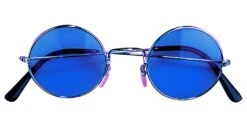 Blauwe 70s Bril