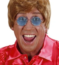 Blauwe 70s Bril -Halloween-Kostuums blauwe 70s bril 2