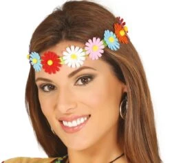Bloemen Hoofdband Gekleurd Hippie