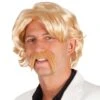 Blonde Pruik Met Snor Jaren 80 -Halloween-Kostuums blonde pruik met snor jaren 80 0