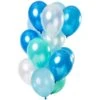 Blue Azure Metallic Ballonnen 15 Stuks -Halloween-Kostuums blue azure metallic ballonnen 15 stuks 0