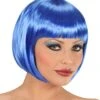 Boblijn Pruik Blauw