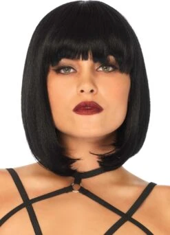 Boblijn Pruik Zwart Natural