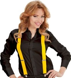 Bretels Geel -Halloween-Kostuums bretels geel 5