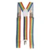 Bretels Regenboogkleur Clown