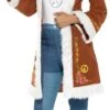Bruine Hippie Jas Met Bont -Halloween-Kostuums bruine hippie jas met bont 0