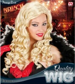 Burlesque Pruik Blond -Halloween-Kostuums burlesque pruik blond 3