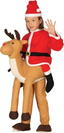 Carry Me Kerstman Met Rendier