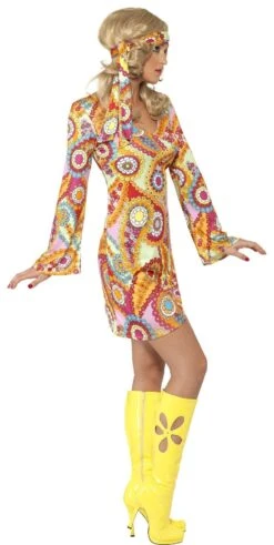 Dames Hippie Jurk -Halloween-Kostuums dames hippie jurk 2