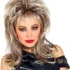 Dames Pruik 80s Donkerblond -Halloween-Kostuums dames pruik 80s donkerblond 0