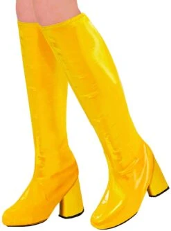Disco 70s Laarzen Geel Dames -Halloween-Kostuums disco 70s laarzen geel dames 2