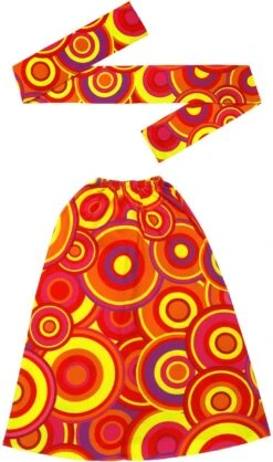 Disco Bandana En Beenwarmers Oranje -Halloween-Kostuums disco bandana en beenwarmers oranje 4