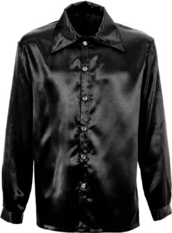 Disco Blouse Zwart -Halloween-Kostuums disco blouse zwart 3