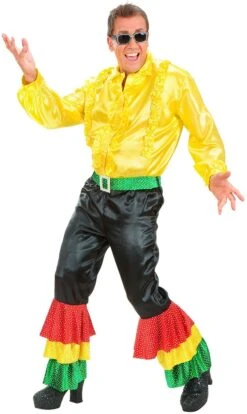 Disco Broek Met Gekleurde Pailletten