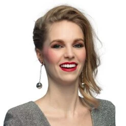 Discobal Oorbellen Zilver