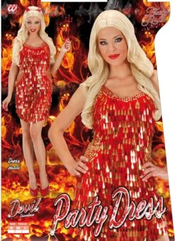Duivel Jurk Dames Rood -Halloween-Kostuums duivel jurk dames rood 2