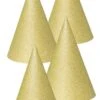 Feestelijke Glitter Verjaardaghoedjes Goud -Halloween-Kostuums feestelijke glitter verjaardaghoedjes goud 0