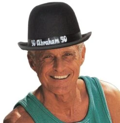 Feestlijke Abraham 50 Jaar Bolhoed