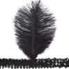 Flapper Hoofdband -Halloween-Kostuums flapper hoofdband 0