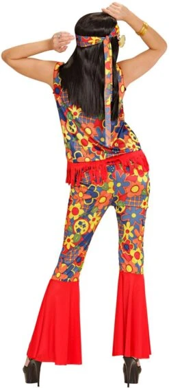 Flower Power Carnavalskleding Dames -Halloween-Kostuums flower power carnavalskleding dames 2