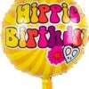 Flower Power Hippie Birthday Folieballon -Halloween-Kostuums flower power hippie birthday folieballon 0