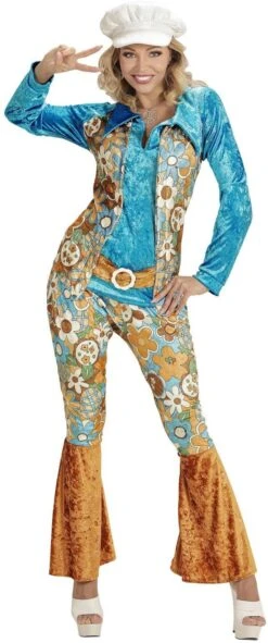 Flower Power Hippie Outfit Dames -Halloween-Kostuums flower power hippie outfit dames 1